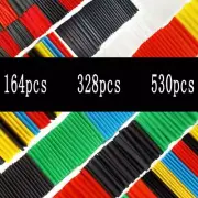 Heat Shrink Tubing 530-164pcs Insulation Shrinkabl Tube 2:1 Wire Sleeve Assort υ