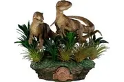 Jurassic Park - Two Raptors Deluxe 1:10 Scale Statue