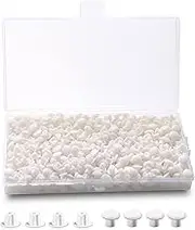 Drill Hole Cover Caps Plastic Hole Plugs M5 600pcs for Blanking Furniture Kitchen Cabinet Shelf Button Bracket Cupboard Bookcase Closet，Suit for 5mm Holes White