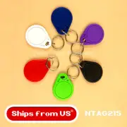 1, 5, 10, or 20x NTAG215 Waterproof NFC Tag TagMo Keyring Keyfob (Color Options)