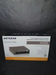 NEW SEALED Netgear GS305-100PAS 5-Port Gigabit Ethernet Soho Switch Series