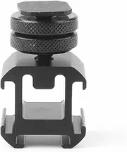 Camera Hot Shoe Mount Camera Hot Shoe Extension Bracket with Triple Cold Shoe Mount On-Camera Mount Adapter 1/4inch Screw for LED Video Light Mic Monitor