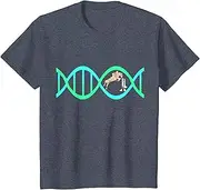 [VidiAmazing] Show Jumping DNA Equestrian Genetic Horse Riding T-Shirt ds2135 T-Shirt