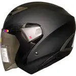 瑞獅 ZEUS 611F 素 消光黑 半罩安全帽 內襯全可拆