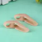 2 Loop Design Toe Separator Silicone Orthotics Big Toes Pedicure Foot Correction