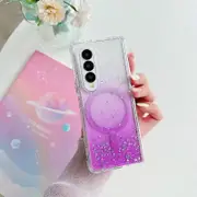 For Samsung Galaxy Z Fold4 5G Sparkle Tpu Case With Magsafe