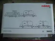 Marklin H0 28452 NS Railbouw Leerdam Cement Construction Locomotive w/3 Cars NIB