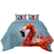 Artistic Flamingo Coverlet