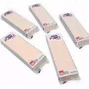 FIMO Soft 454g Polymer Modelling Clay - Oven Bake clay - Set of 5 Flesh
