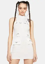 Techno Duty Mini Dress