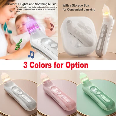 Electric Baby Nasal Aspirator-Safe, Hygienic , Gentle Snot Sucker for Newborns