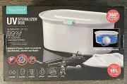 NovoMed UV Sterilizer Box, Eliminates Up To 99% Of Germs And Bacteria 360 Clean