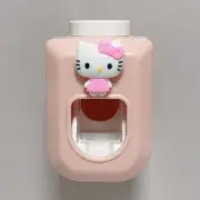 Kawaii Hello Kitty B Toothpaste Squeezer Cartoon Automatic Toothpaste Dispenser