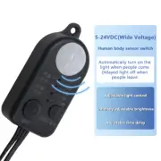 DC5V-24V 5A PIR/ Microwave Radar Sensor 120°/180° Detection Light Control Switch