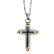 Brighton Majestic Gallant Cross Reversible Necklace NWT $78