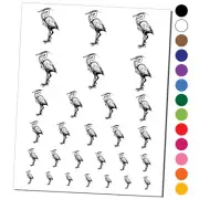Great Blue Heron Tall Water Bird Temporary Tattoo Water Resistant Set
