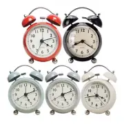 Retro Twin Bell Alarm Clock with Extra Loud Wake Up Call Vintage Design