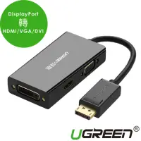 在飛比找momo購物網優惠-【綠聯】DisplayPort轉HDMI/VGA/DVI轉換