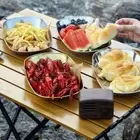 304 Stainless Steel Snack Plate Unbreakable Barbecue Plate French Fries