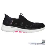 SKECHERS 女鞋 健走鞋 GO WALK 6-VALENTINA 記憶鞋墊 黑 124566BKMT