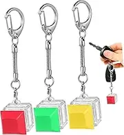 MERRYHAPY 3Pcs Keychain Hanging Pendant Mechanical Keyboard Keys Design Material Fingertip for Bags Purses School and Office Use