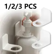 1/2/3PCS Shower Gel Bottle Holder Wall Mounted Soap Dispenser Shelf Hanging Ring