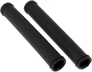 Perfeclan Bicycle Handlebar Grips (170mm), Rubber Handlebar End Grips for MTB BMX Road Mountain Bike Scooter Cycling (1 Pair) - Multiple Colors, Black