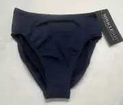 NWT MIRACLESUIT Womens 12 Midnight Blue Tankini Bikini Bottom Swimsuit Brief