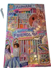 Alphabet Jewelry and Friendship Bracelets Kit New In Box 6+ over 1500 beads