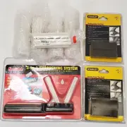 NIB Smith's Knife Sharpening Kit, 5 bundles Sharpening Rods, 2 pk Stanley Rust E