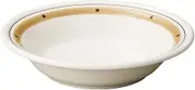 Cocoa Border 7 Half Coupe Plate [7.7 x 1.7 inches (19.5 x 4.4 cm)] | Western Tableware