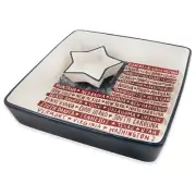 Boston International - 10.5" Chip & Dip Bowl - One Flag One Nation