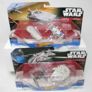 Hot Wheels Star Wars Tie Fighter Millennium Falcon Transporter X-Wing Fighter
