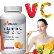Zinc Vitamin C POWERFUL IMMUNE SUPPORT ANTIOXIDENT Immune System Health