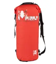 Amphibious Tube waterproof Bag, red, Size 31-40l for Men
