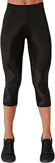 CW-X Women's Stabilyx Joint Support 3/4 Capri Compression Tight Pants