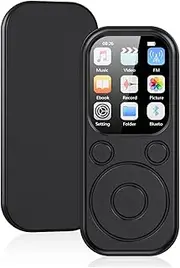 MP3 Player with Bluetooth 5.4, Portable Music Player HiFi Sound with 2.01 inch IPS Screen, Enjoys Digital Music and Audiobooks Anytime, Up to 128 G, 3.5 mm Jack, (Without