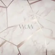 Fractal Geometric Marble Wallpaper Fine Decor Rose Gold