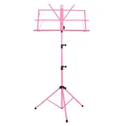 Portable Music Stand, Foldable and Lightweight for Storage, Constructed from Strong Metal Pink 380ml