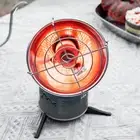 Mini Gas Heater With Electron Lighter Portable Heating Gas Stove For Outdoor BD