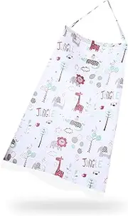 PHMING Double Layer Nursing Cover, Nursing Scarf for Babies, Practical Nursing Apron for Travel, Pram and Breastfeeding, Breathable & Discreet
