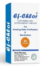 400Mg Fast Dissolving Effervescent Tablets - Purify and Sterilize 100 Liters of