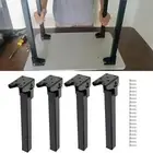 4Pcs Folding Table Legs with Screws Modern Sturdy Replacement DIY Desk Legs