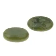 2Pcs Massage Jade Stones Set for Hot Spa Massage Therapy Fatigue Relief For