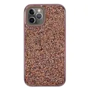 New Dual-Layer Glitter Rubber Hybrid Case Cover for iPhone 12 Mini ROSE GOLD