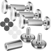 NOLITOY 4 Pack Bed Frame Stabilizer Anti-sway Device Bedside Anti-Collision Stabilizer for Headboard Metal Bracket