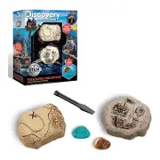 Discovery #MINDBLOWN Mini Unearthed Treasure Set: Gemstone Excavation for Kids