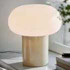 Ikea DEJSA Modern Table Lamp with Beige/Opal Glass 11" + LED Bulb E26- New