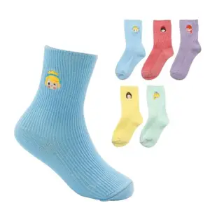 【瑟夫貝爾】瑟夫貝爾可愛公主童襪6件組中筒襪 中童(公主中童襪 兒童襪子棉襪)