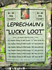 3,300ct @ $1.00 "LUCKY LOOT" 5-$100's INSTANT WIN JAR TICKET PullTab Prf~$1,110.